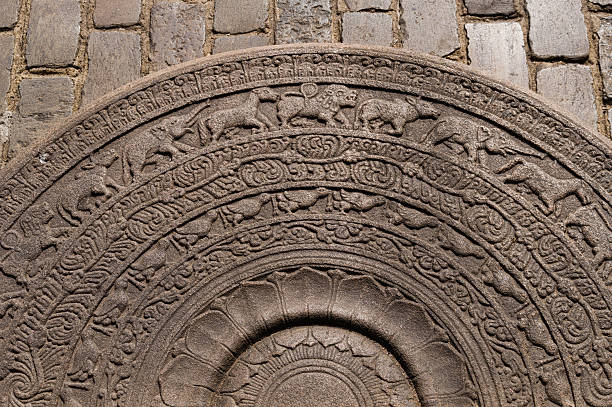 istock Moonstone at Gangaramaya Temple 495081510