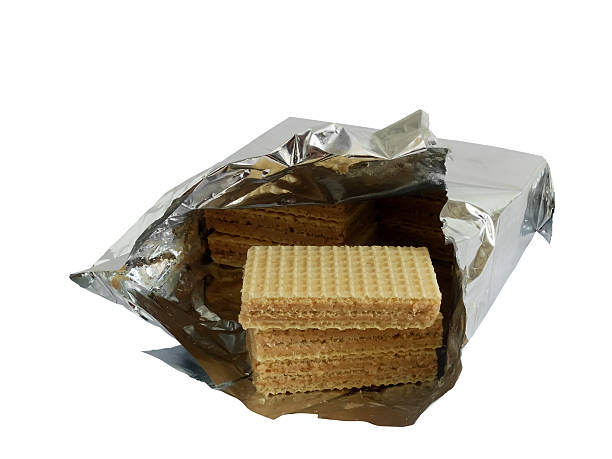 istock Package of wafer cookies 495083098