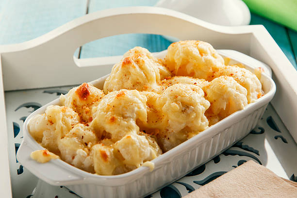 istock Baked cauliflower with cheese and breadcrumbs 495084452