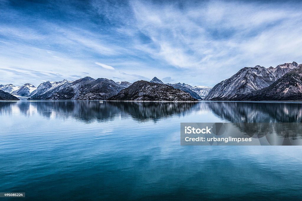 Glacier Bay National Park, Alaska und Reservat - Lizenzfrei Alaska - US-Bundesstaat Stock-Foto