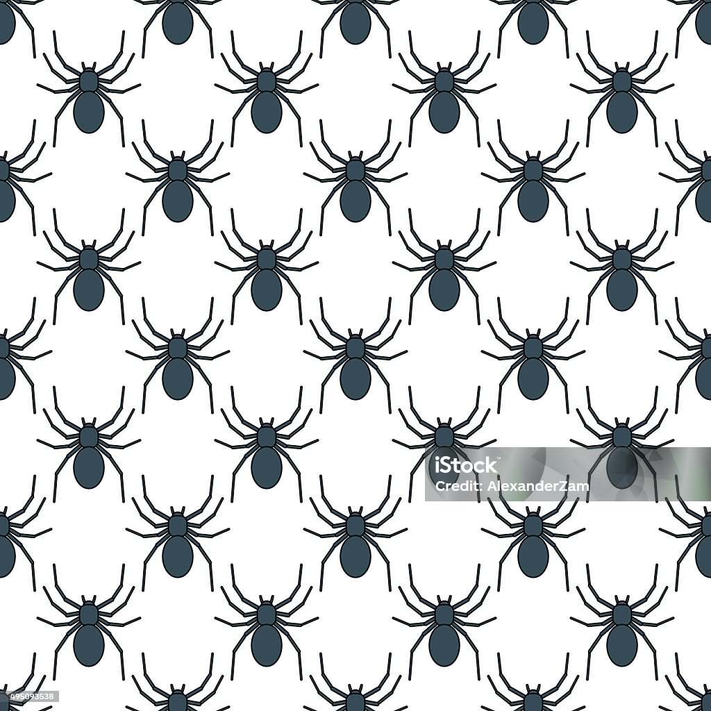 Spider Pattern Stock Illustration - Download Image Now - 2015, Animal ...