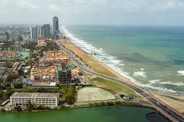 Aerial view of Colombo