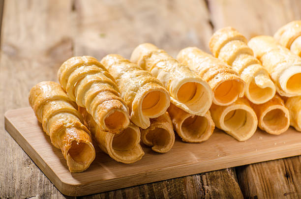 istock Cream horns homemade 495097664