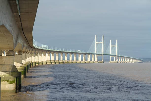 Second Severn Crossing, bridge over Bristol Channel between Engl