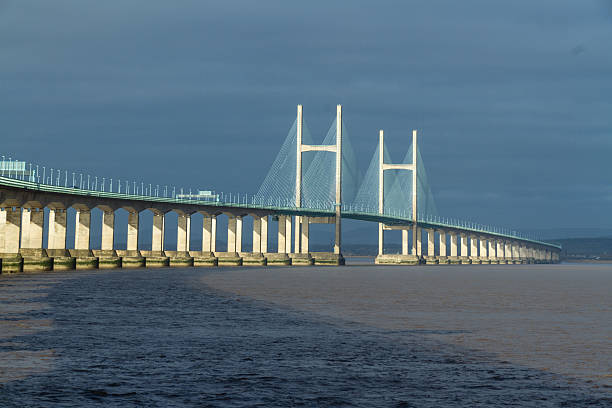 istock Second Severn Crossing, bridge over Bristol Channel between Engl 495098370