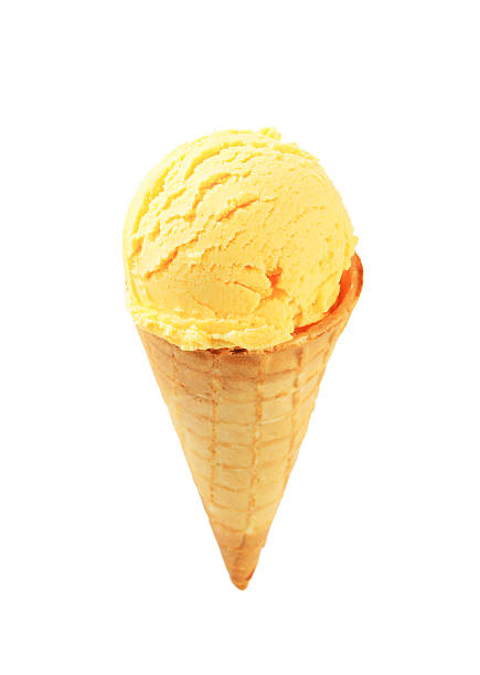 istock Scoop of yellow ice cream 495109520