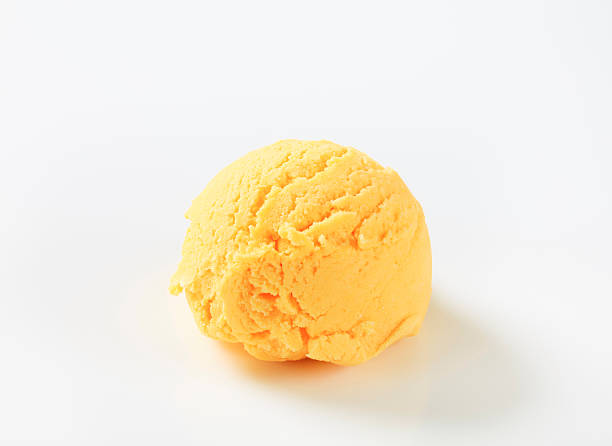 istock Scoop of yellow ice cream 495109604