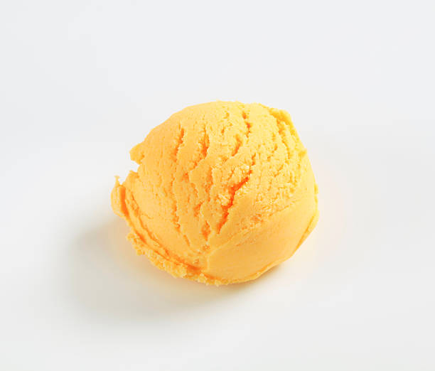 istock Scoop of yellow ice cream 495109886