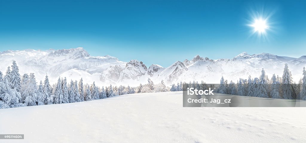 Winter Schnee Landschaft - Lizenzfrei Schnee Stock-Foto