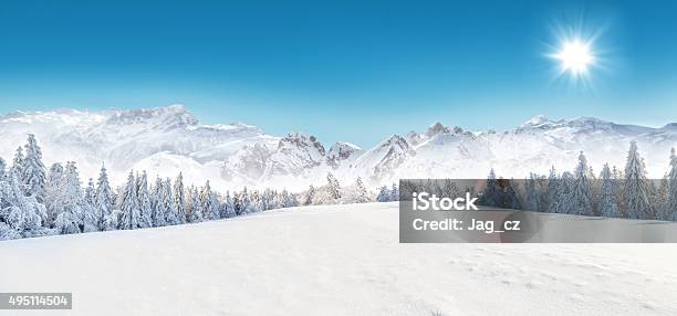Winter Schnee Landschaft Stockfoto und mehr Bilder von Schnee - Schnee, Winter, Berg