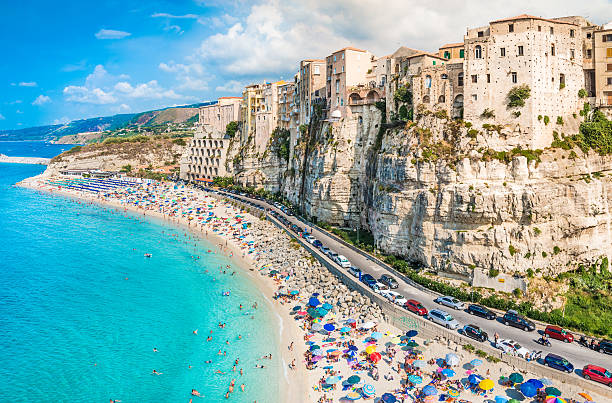 Tropea panoramic view, Calabria, Italy. Tropea panoramic view, Calabria, Italy. calabria stock pictures, royalty-free photos & images