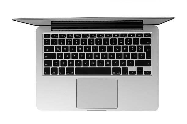macbook pro 망막, 요세미티 5 화면에 - apple macintosh laptop computer isolated 뉴스 사진 이미지