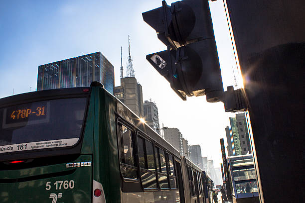 「paulista 」avenue - commercial land vehicle ストックフォトと画像