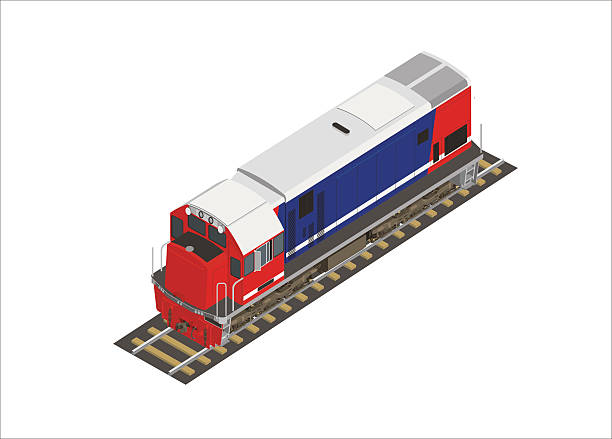 illustrations, cliparts, dessins animés et icônes de locomotive à capuche - isometric car vector land vehicle