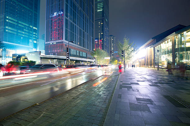 istock China Chengdu city at night 495121882