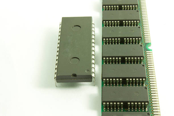 microchip - eeprom foto e immagini stock