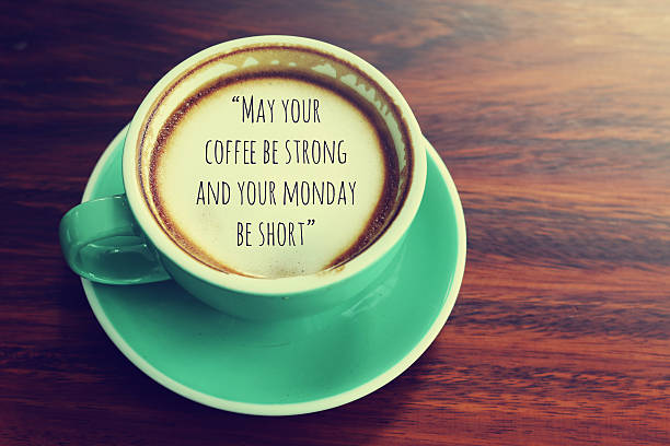 istock Inspirational quote on coffee cup background with vintage filter 495141042