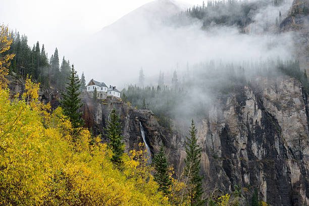 istock Side and Closeup View of Bridal Veil Falls 495141976
