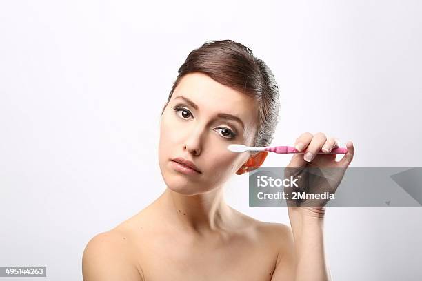 Zahnpflege Stockfoto und mehr Bilder von Auge - Auge, Blau, Braunes Haar