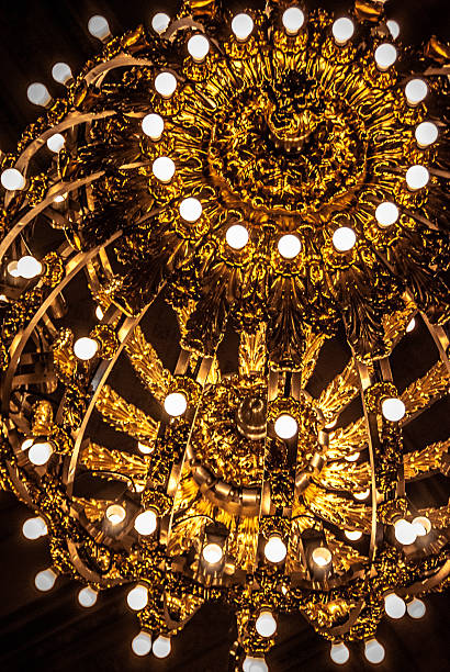 istock Golden Chandelier 495145009