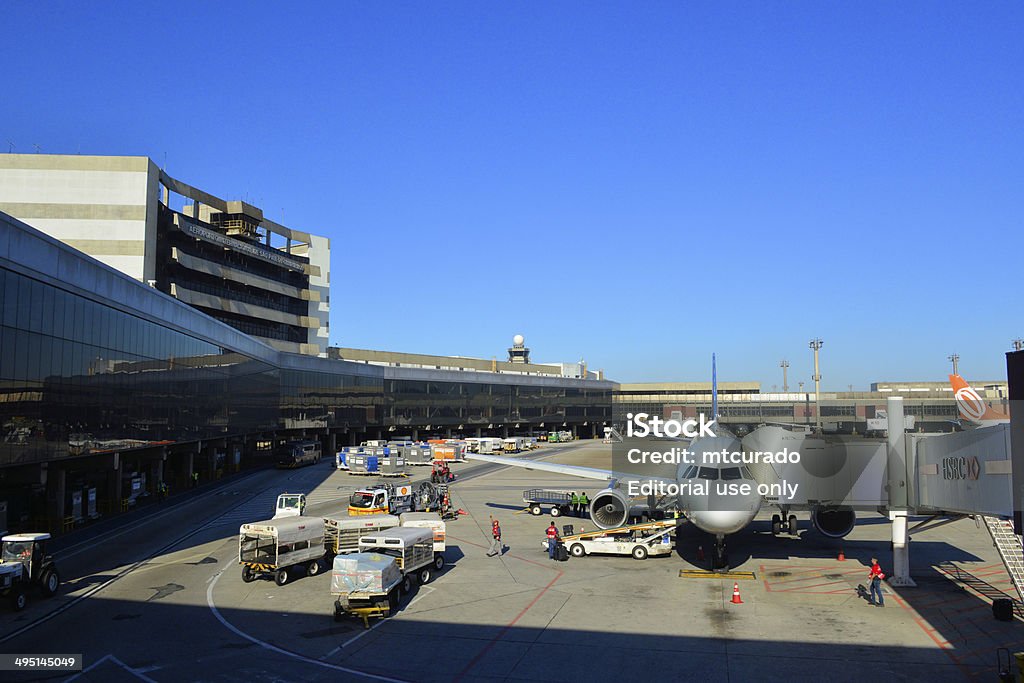 São Paulo Aeropuerto Guarulhos - Foto de stock de Aeropuerto libre de derechos