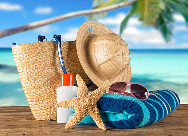 istock Close-up of summer accessories. 495145749