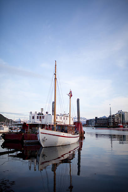 istock Fishing boats at a harbour 495145779
