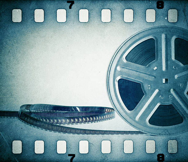 istock Old motion picture film reel. 495145979