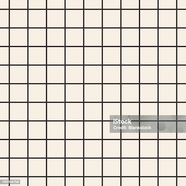 Grid Cells Pattern Cell Grid Stripped Geometric Seamless Pattern Stock Illustration ...