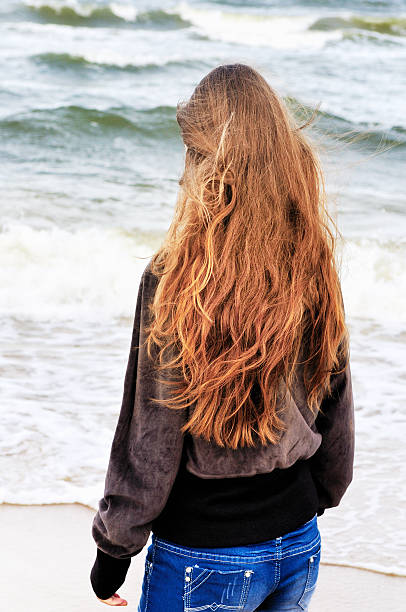 istock Young girl at the sea 495147664