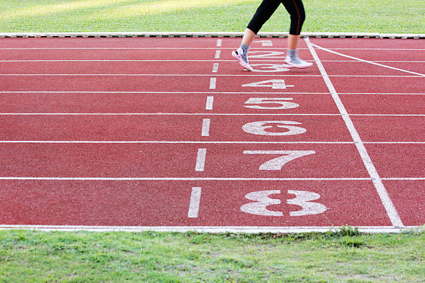 istock Athletics track in stadium 495150129