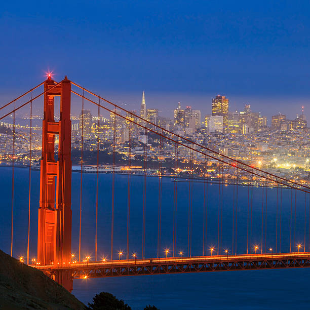 istock Golden Gate Bridge and downtown San Francisco 495150789