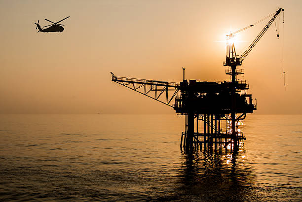 istock oil platform on the sea 495151461