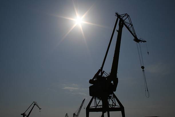 istock Gothenburg Shipyard Cranes 495151965