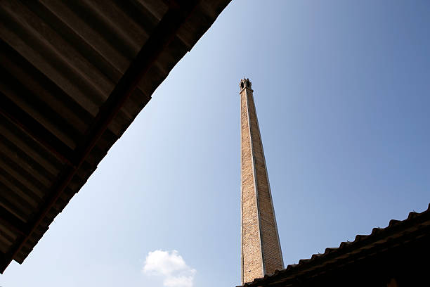 istock Crematory with cloud and blue sky background in Thailand. 495171720