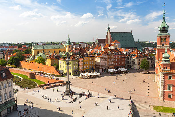 istock Warsaw Castle Square in the old town. 495173722