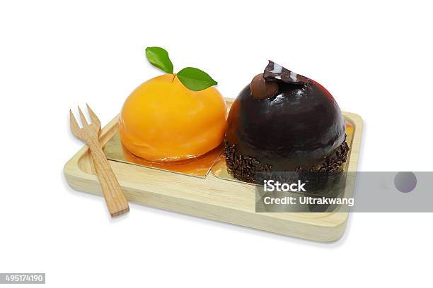 Orange Chocolate Cake Ball Stock Photo - Download Image Now - Baked, Brown, Cake