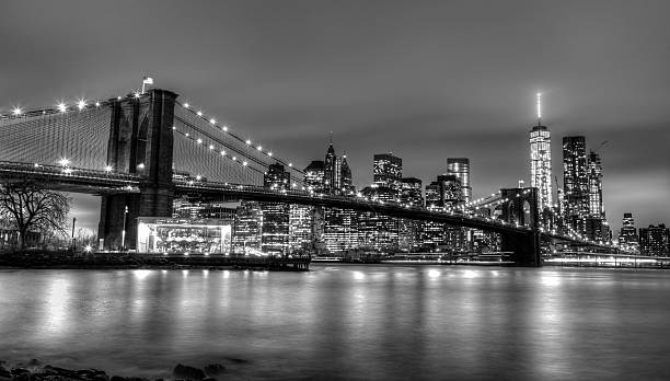 istock Brooklyn bridge at dusk, New York City. 495176746
