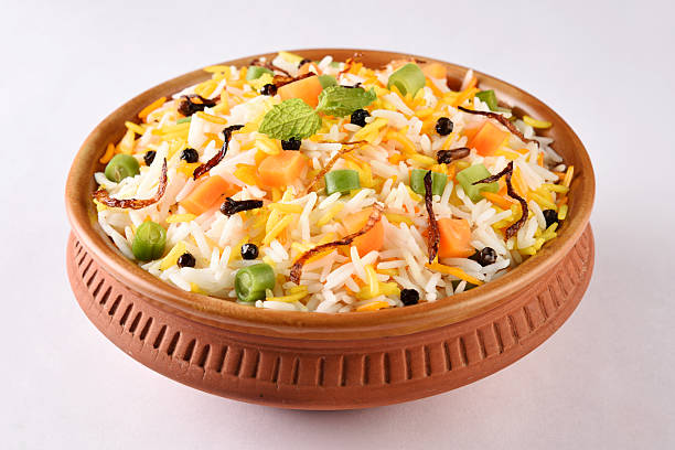 istock indian pulav, vegetable rice, veg biryani, basmati rice 495184588