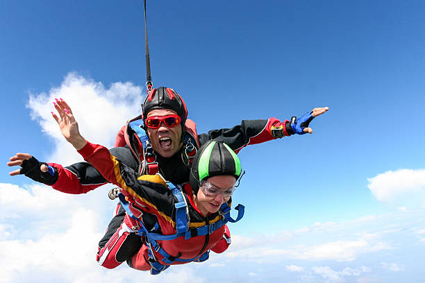 istock Skydiving photo. Tandem. 495185098