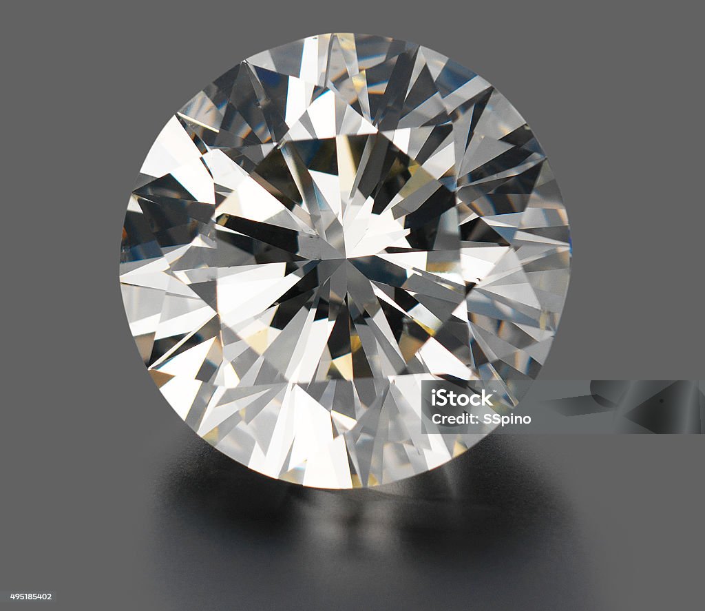 Diamond Diamond is located facing the front Diamond - Gemstone Stock Photo