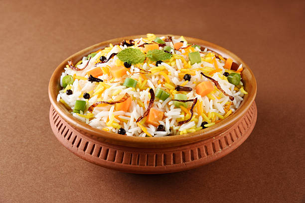 istock indian pulav, vegetable rice, veg biryani, basmati rice 495185782