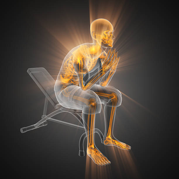 istock human radiography scan in gym room 495186162
