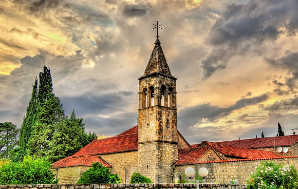 istock View of a church in Split - Croatia 495186596