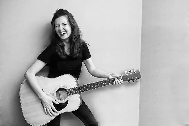 Woman with guitar