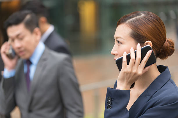Businesswoman Talking on Mobile Phone