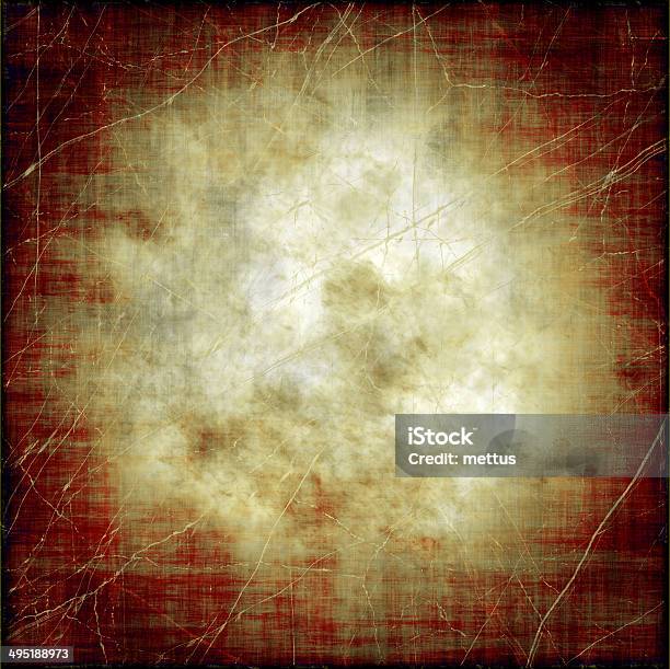 Old Canvas Texture Grunge Background Brown Color Hard Vignette Stock Photo - Download Image Now