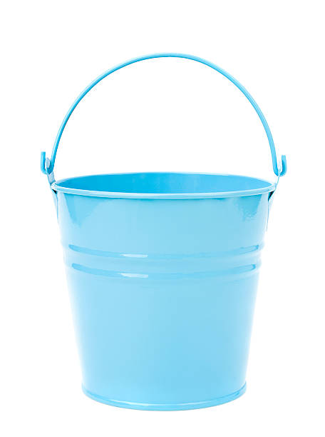 istock Blue, empty, home gardening bucket 495189463