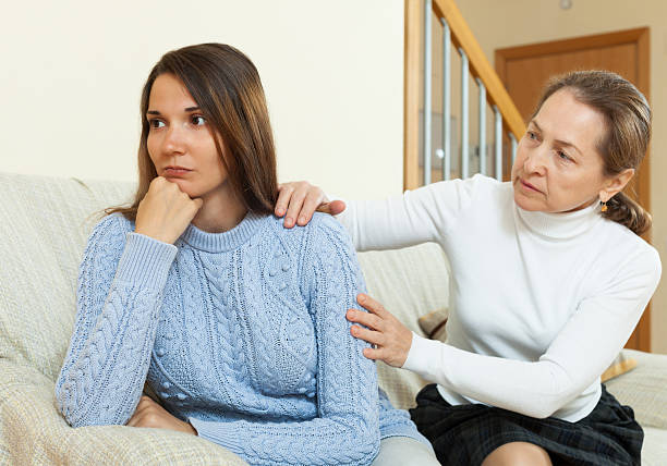 istock Mother and daughter after quarrel 495191087