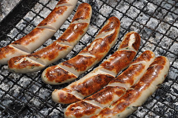 istock Grilled barbecue sausages 495193423